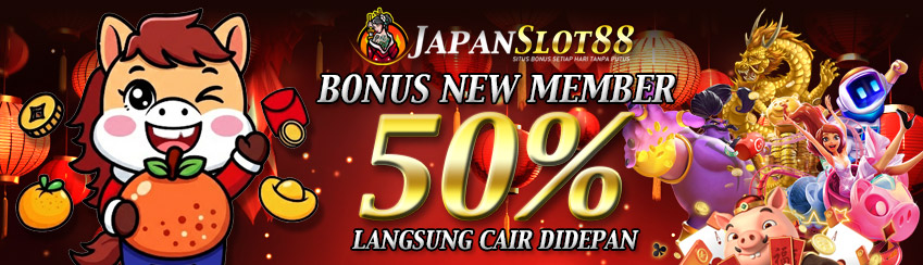 WELCOME BONUS NEW MEMBER 50%
